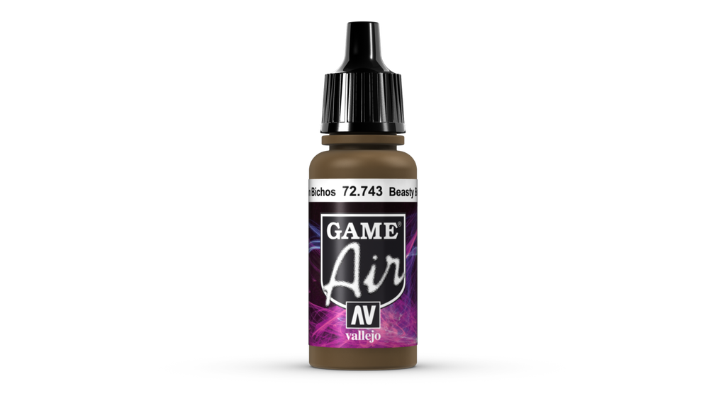 Vallejo Game Air 17ML. Beasty Brown