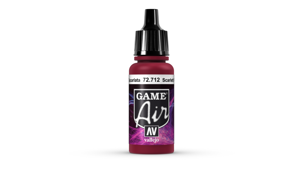 Vallejo Game Air 17ML. Scarlet Red