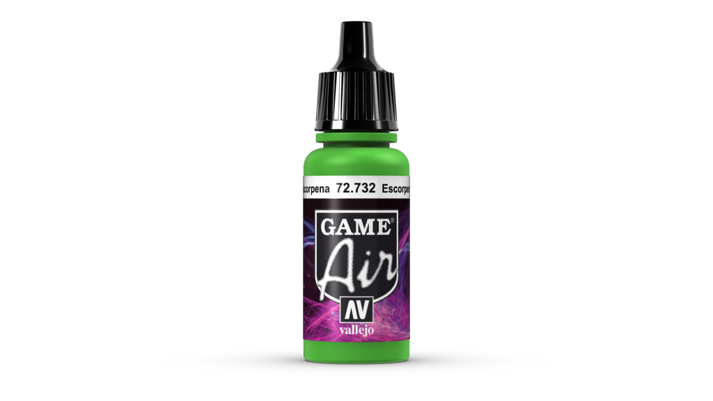 Vallejo Game Air 17ML. Scorpy Green