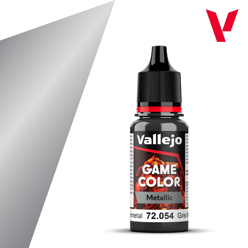 Vallejo Game Color 18ML. Dark Gunmetal