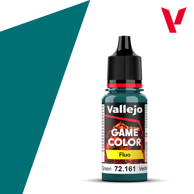 Vallejo Game Color 18ML. Fluorescent Cold Green