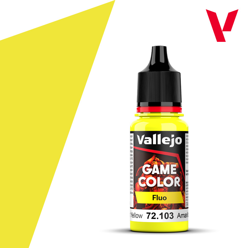 Vallejo Game Color 18ML. Fluorescent Yellow