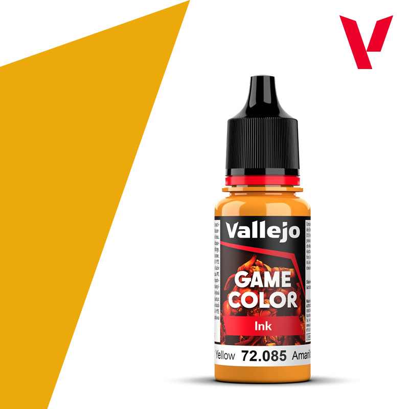 Vallejo Game Color 18ML. Yellow Ink