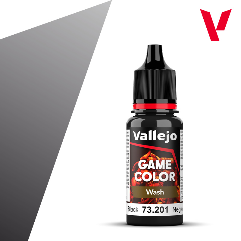Vallejo Game Color Wash 18ML. Black