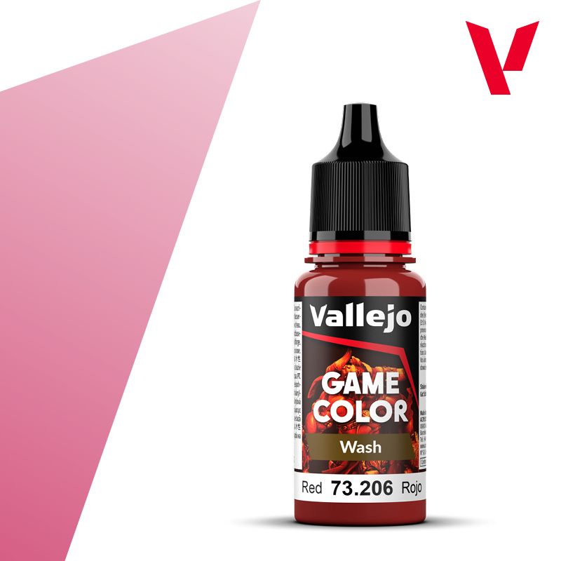 Vallejo Game Color Wash 18ML. Red