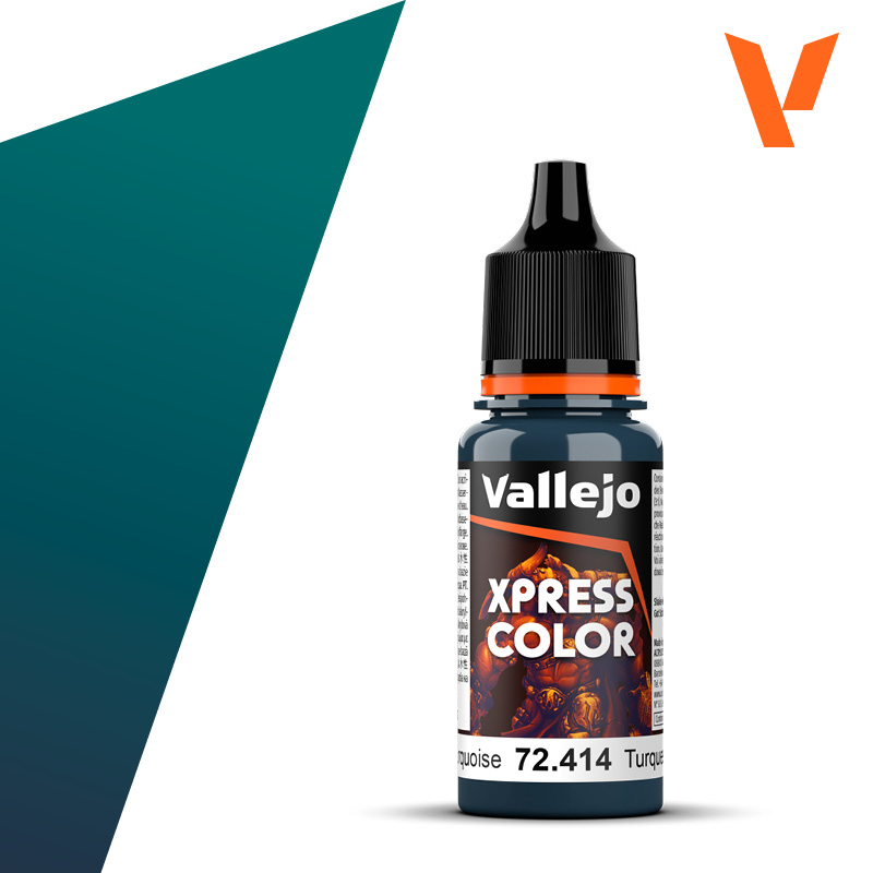 Vallejo XpressColor 18ML. Caribbean Turquoise