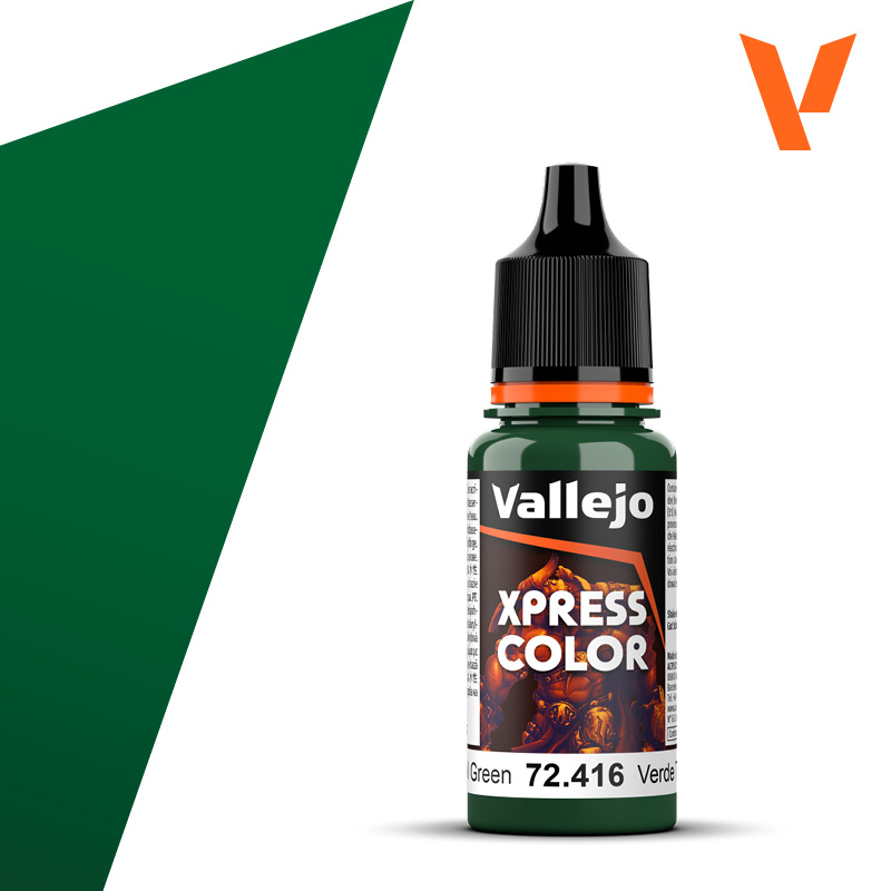 Vallejo XpressColor 18ML. Troll Green