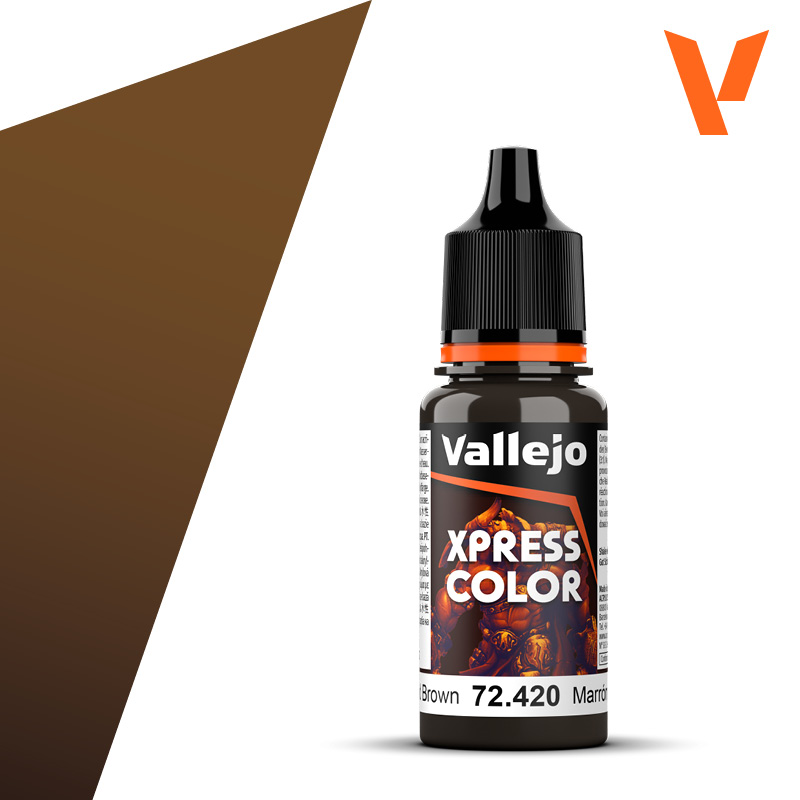 Vallejo XpressColor 18ML. Wasteland Brown