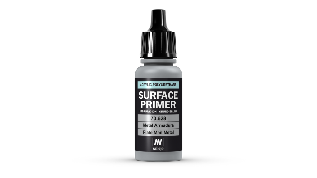 Vallejo Surface Primer 17ML. Plate Mail Metal