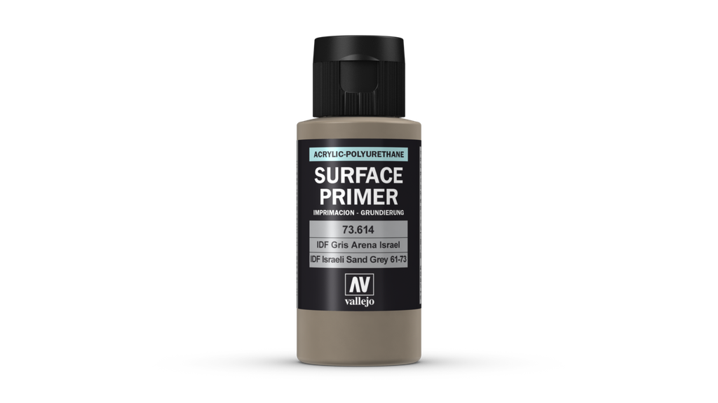 Vallejo Surface Primer 60ML. IDF Israeli Sand Grey 61-73