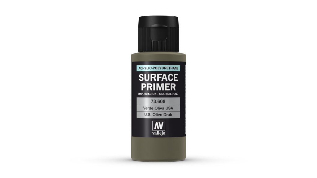 Vallejo Surface Primer 60ML. U.S. Olive Drab