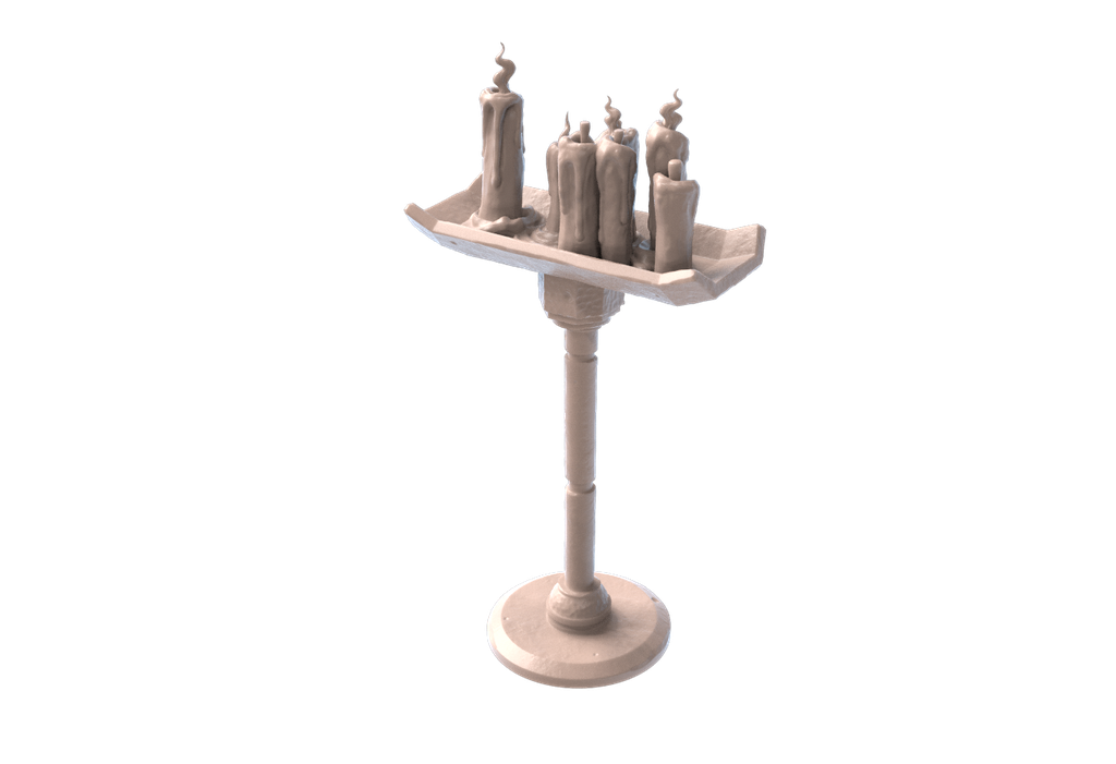 2x Kerzenhalter kurz