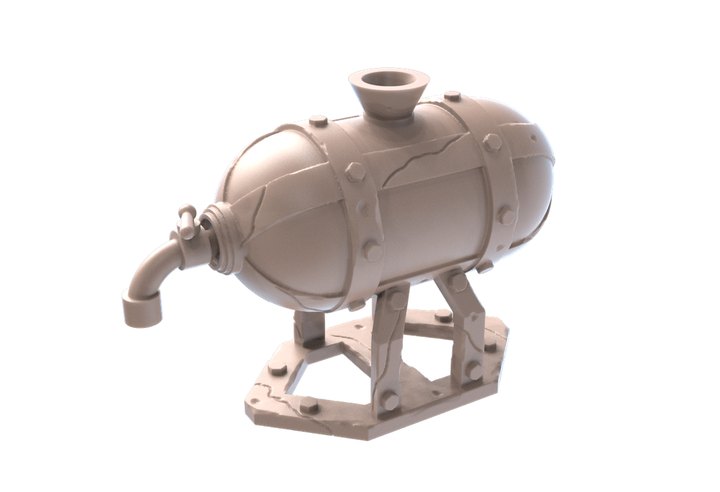 Alchemie-Tank horizontal