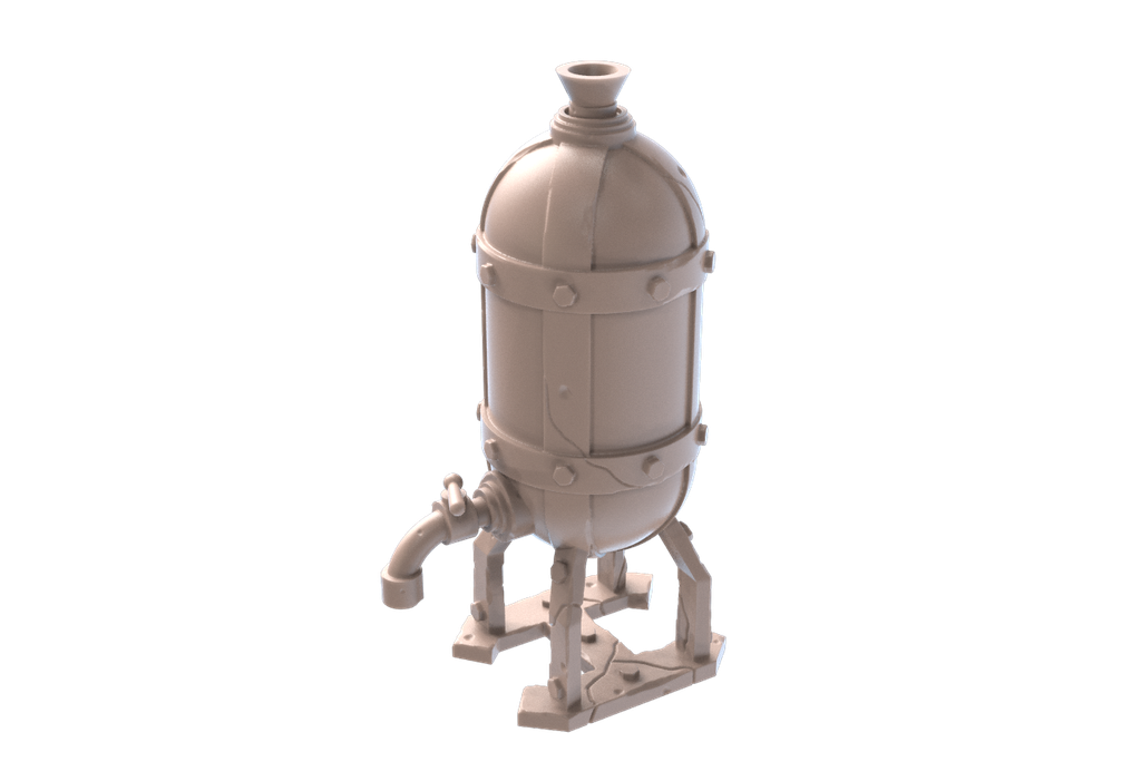 Alchemie-Tank vertikal