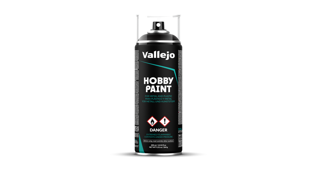 Vallejo Basic Black Primer 400ml.