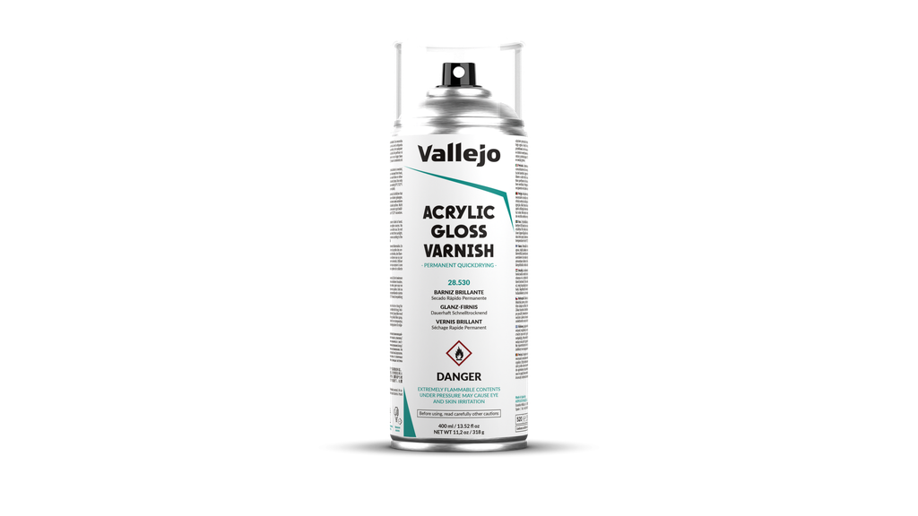 Vallejo Aerosol Varnish Gloss