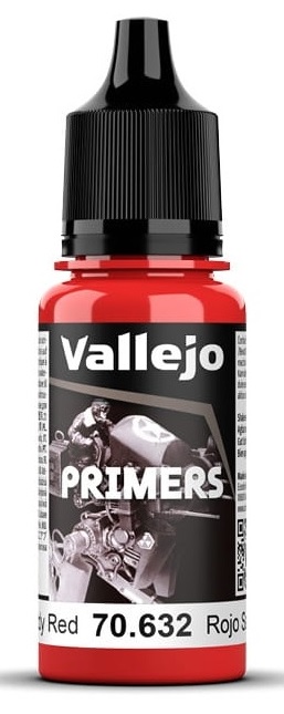 Vallejo Surface Primer 18ml Bloody Red