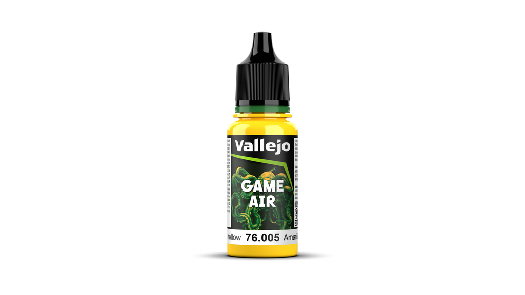 new Vallejo Game Air 18ml Moon Yellow
