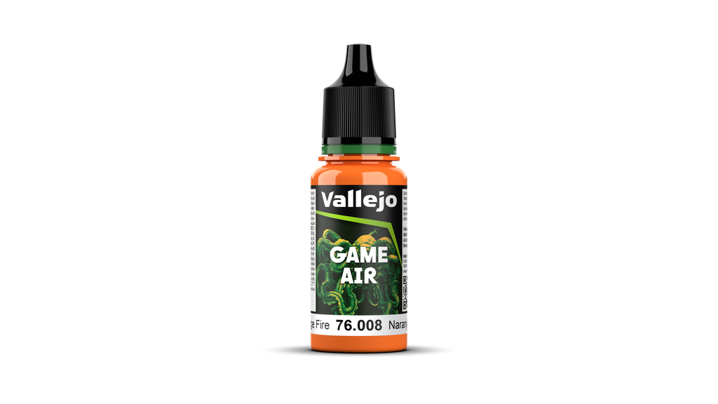 new Vallejo Game Air 18ml Orange Fire