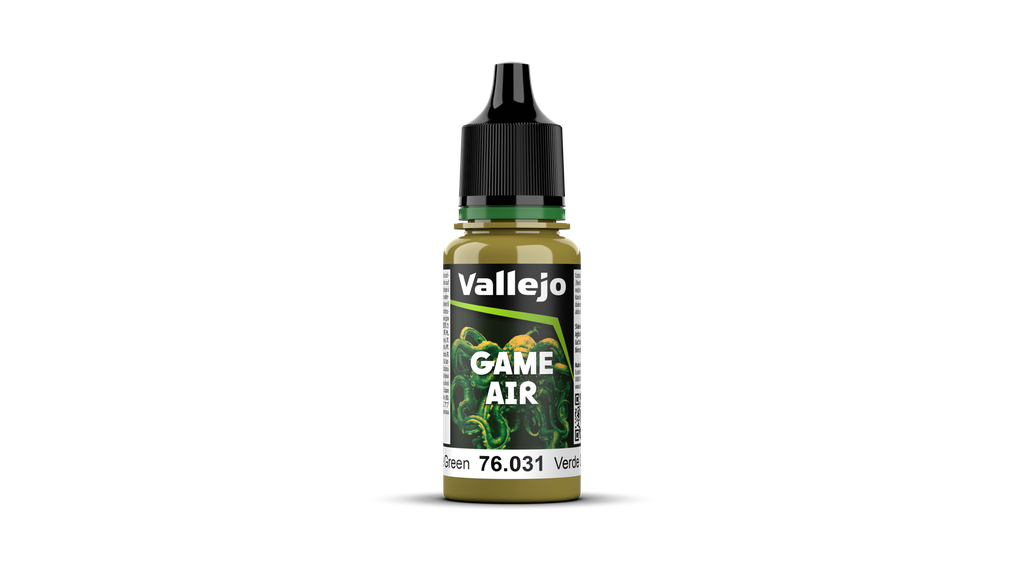 new Vallejo Game Air 18ml Camouflage Green