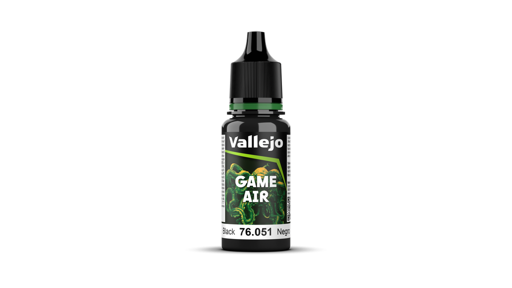 new Vallejo Game Air 18ml Black