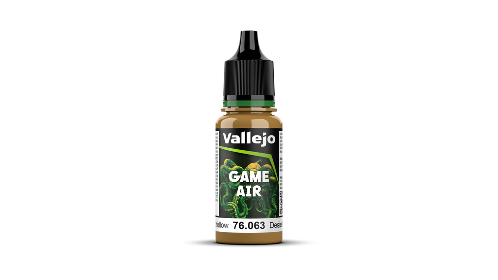 new Vallejo Game Air 18ml Desert Yellow