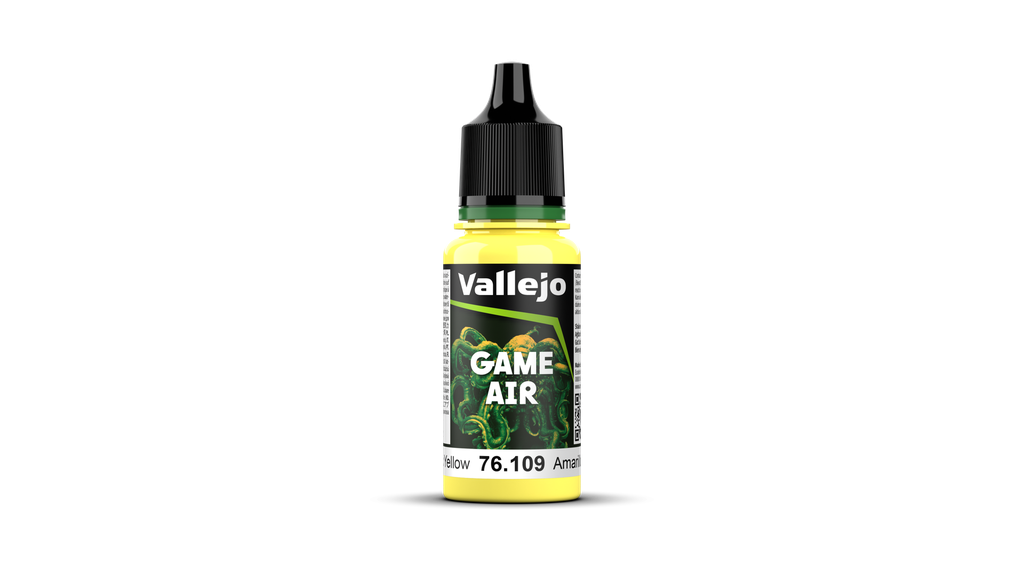 new Vallejo Game Air 18ml Toxic Yellow