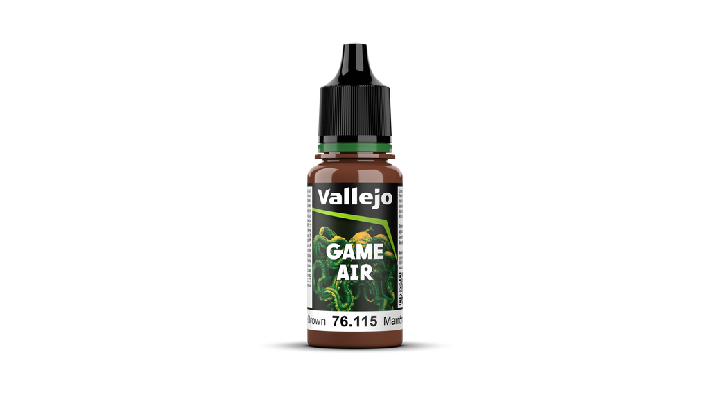 new Vallejo Game Air 18ml Grunge Brown