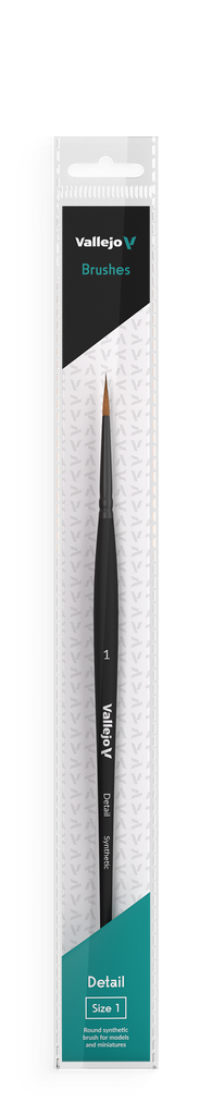 Vallejo Round Synthetic Brush No. 1
