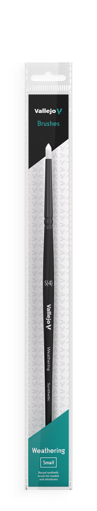 Vallejo Weathering Round Synthetic Brush Small