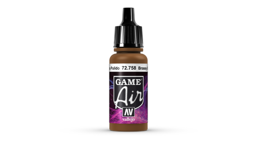 [72758] Vallejo Game Air 17ML. Brassy Brass