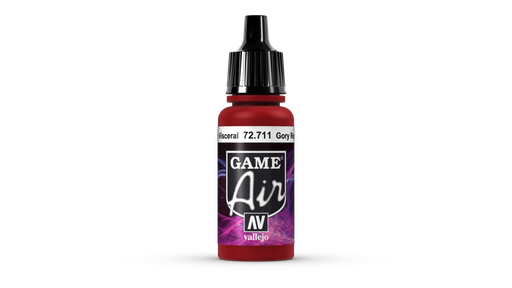[72711] Vallejo Game Air 17ML. Gory Red