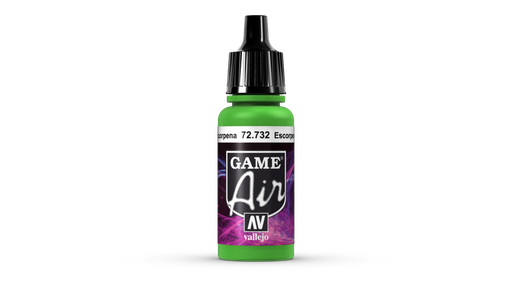 [72732] Vallejo Game Air 17ML. Scorpy Green