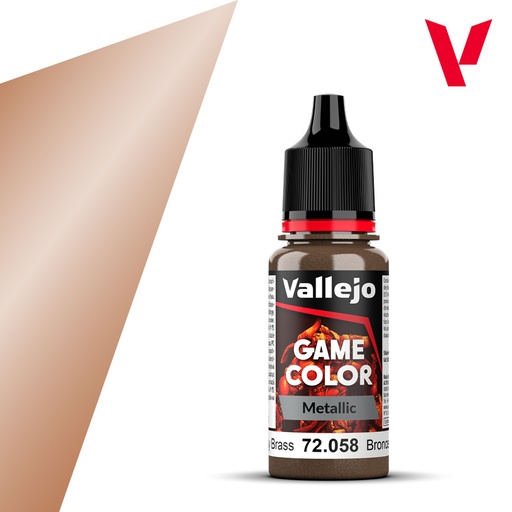 [72058] Vallejo Game Color 18ML. Brassy Brass