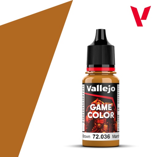 [72036] Vallejo Game Color 18ML. Bronze Brown