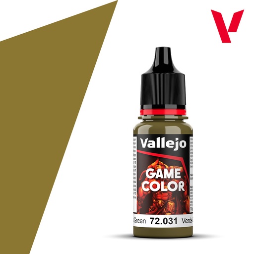 [72031] Vallejo Game Color 18ML. Camouflage Green