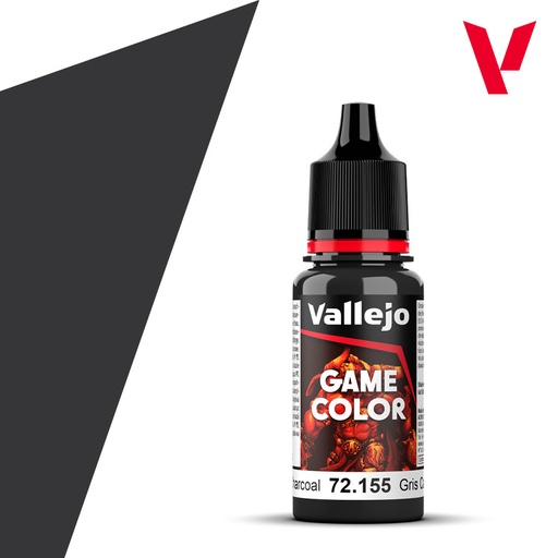 [72155] Vallejo Game Color 18ML. Charcoal