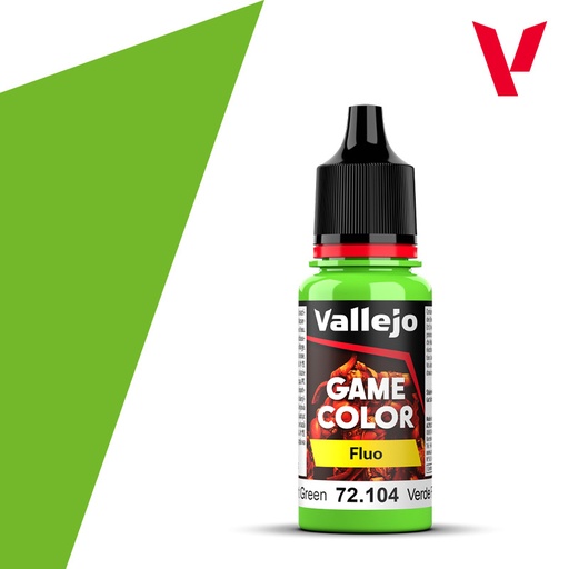 [72104] Vallejo Game Color 18ML. Fluorescent Green