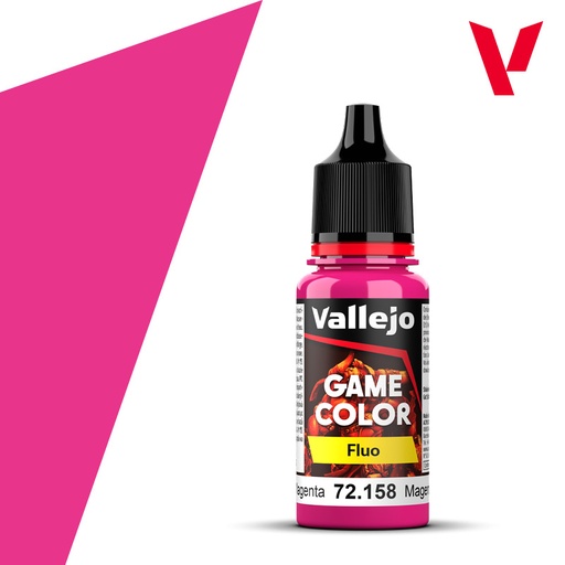 [72158] Vallejo Game Color 18ML. Fluorescent Magenta