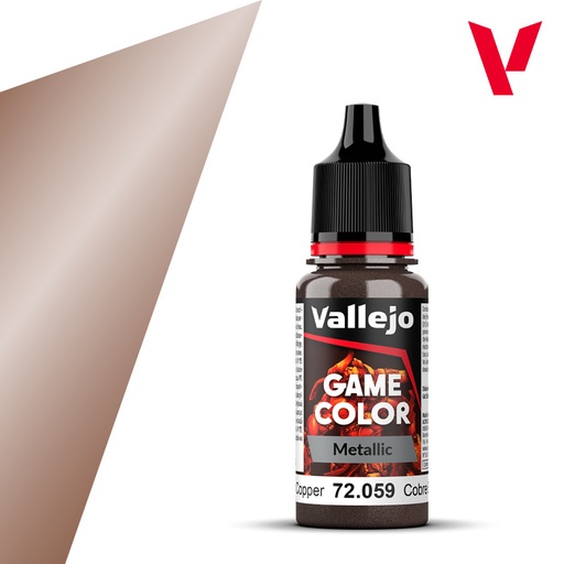 [72059] Vallejo Game Color 18ML. Hammered Copper