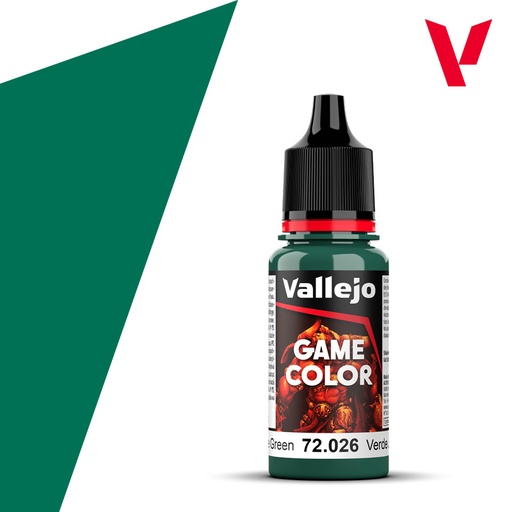 [72026] Vallejo Game Color 18ML. Jade Green
