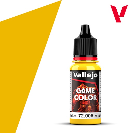 [72005] Vallejo Game Color 18ML. Moon Yellow