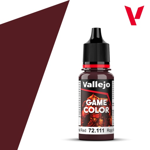 [72111] Vallejo Game Color 18ML. Nocturnal Red