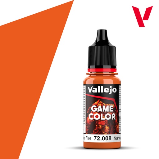 [72008] Vallejo Game Color 18ML. Orange Fire