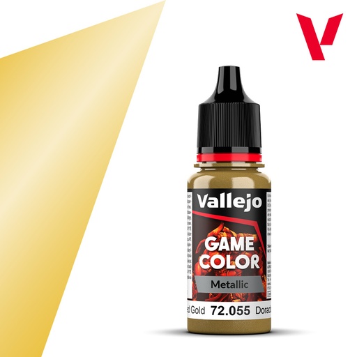 [72055] Vallejo Game Color 18ML. Polished Gold