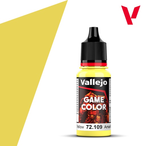 [72109] Vallejo Game Color 18ML. Toxic Yellow