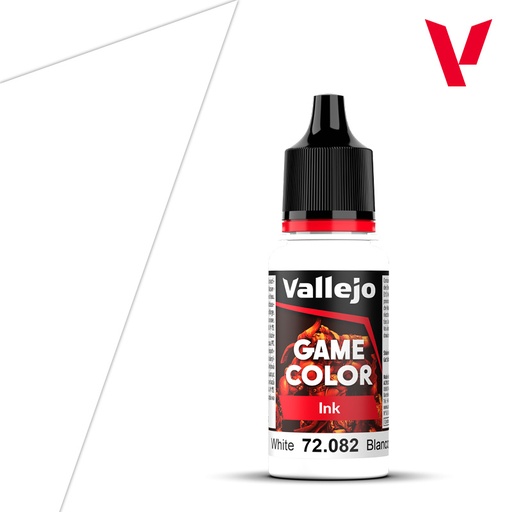 [72082] Vallejo Game Color 18ML. White Ink