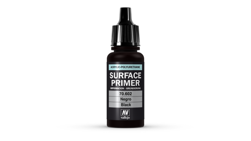 [70602] Vallejo Surface Primer 17ML. Black
