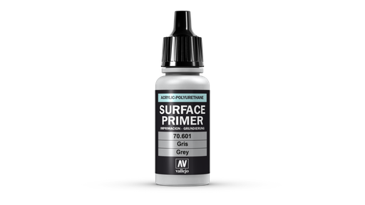 [70601] Vallejo Surface Primer 17ML. Grey