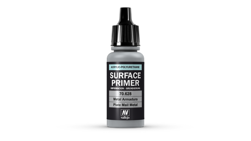 [70628] Vallejo Surface Primer 17ML. Plate Mail Metal